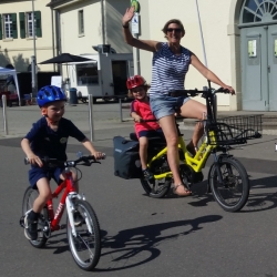 Ausleihmöglichkeit für Eltern an Kita: Lastenrad, Fahrrad mit Anhänger, Laufrad und Kinderrad